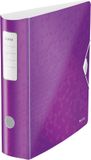 Leitz Active WOW A4 ring binder, 65 or 82 mm spine width, purple