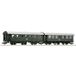 Roco 6200124 H0 set de 2 wagons de 2e classe de la DB Wagons 2e classe classe B3yge, wagon 2e classe avec porte-bagages genre BD3yg