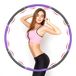 Aflevering 8 Purple Hula Hoop Gymnastiekbogen voor volwassenen en kinderen voor gewichtsverlies, massage, fitness, lichaamsbeweging en buik. Banden voor gewichtsverlies