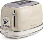 Ariete 0155/03 Vintage Broodrooster - 2 Sneden - 810W - Beige