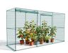Latios Serre/Serre à plantes - Tente de protection des plantes pour plates-bandes surélevées - Dimensions 356 x 120 x 194 cm - Porte zippée - Coupe-vent - Vert