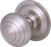 Amig Voordeurknop Ø61 / Ø80 / 72.5mm - Massief Messing - Satijn Nikkel
