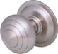 Amig Voordeurknop Ø61 / Ø80 / 72.5mm - Massief Messing - Satijn Nikkel