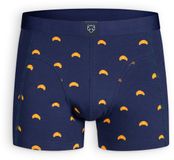 A-dam Navy Croissant Boxershort Heren Biologisch Katoen Donkerblauw