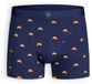 A-dam Navy Croissant Boxershort Heren Biologisch Katoen Donkerblauw