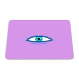 Bonamaison, Rechthoek Pop Art Digital bedrukte muismat, antislip onderkant, voor kantoor en thuis, grootte: 22x18 cm