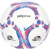 4KidsOnly Jollystar Voetbal - Pro Version - Maat 5 - Wit/Blauw/Rood/Zwart