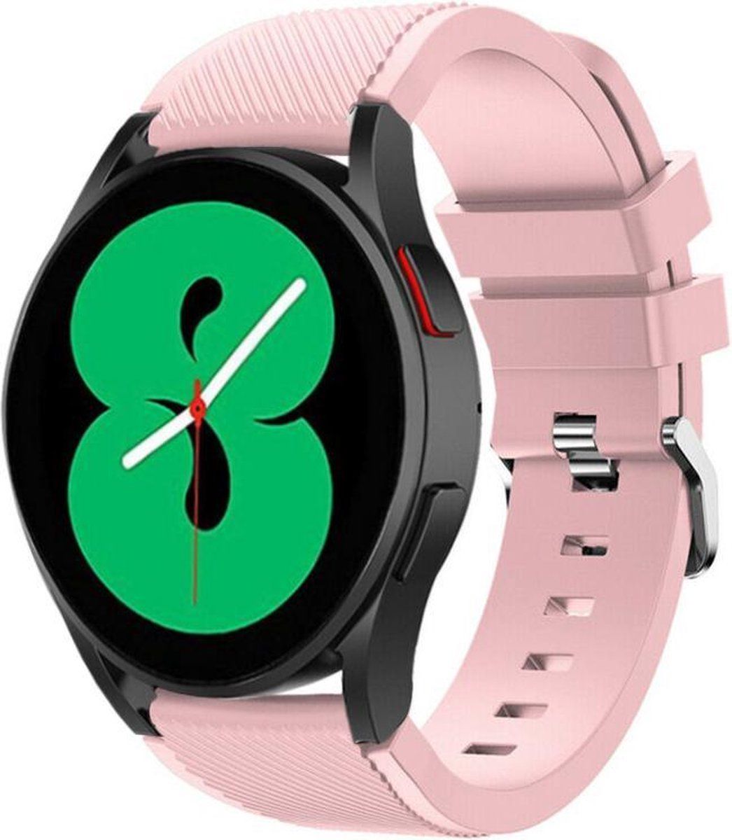 Strap-it Samsung Galaxy Watch 4 - 40mm siliconen bandje - roze