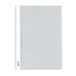 Herlitz 975474 Snelhechter A4 PP met transparant voordeksel, 10 stuks, lichtgrijs