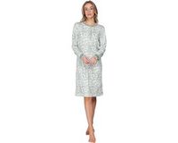 Pastunette - Nachthemd - Soft Paisley - Katoen Interlock - Groen - Maat 36