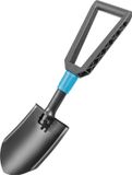 Cellfast Opvouwbare Schep - Pioniersschep - Campingschep - Roestvrij staal - Nylon - 59 cm