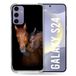 Cokitec Samsung Galaxy S24 Animal Paard Bruin Versterkte Hoes