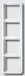 Jung CD584W Afdekking Frame 4-voudig Crème-wit