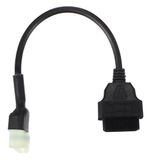 SIXTOL MECHANIC CABLE 11 | OBD-II adapter 4-pin naar 16-pin | Voor motorfietsen HONDA | Diagnostische kabel