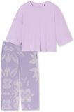 SCHIESSER - Pyjama 3/4 - Dames - Slaap broeken - Gestreept - Orchid - 65% Modal, 35% Katoen