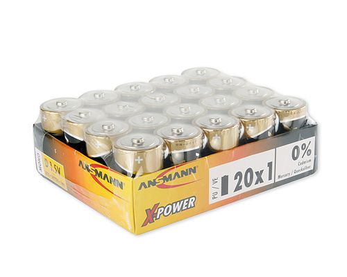 Ansmann X-Power D Alkaline Batterijen - 20 stuks