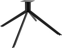 And OutdoorMatch Pieds de table Jane - Cadre de table à quatre pieds - Pieds de table en acier - Pieds de table noirs - Style industriel