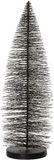 Decoris Kerstboom 30cm zwart met goud