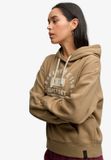 Superdry Vintage Prep Chenille Hoodie Relaxed Fit Dames Beige Katoen/Polyester