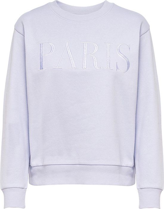 JDY JDYPARIS L/S EMB SWEAT JRS Dames Trui - Maat M