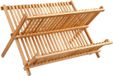 Secret de Gourmet Afdruiprek - 2-laags - bruin - 42 x 33 cm - bamboe hout