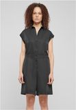 Urban Classics Viscose Twill Playsuit XXL Zwart