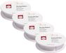Rayher hobby materialen Rayher Nylon draad - 4x rollen - wit - 0,7 mm - 25 m