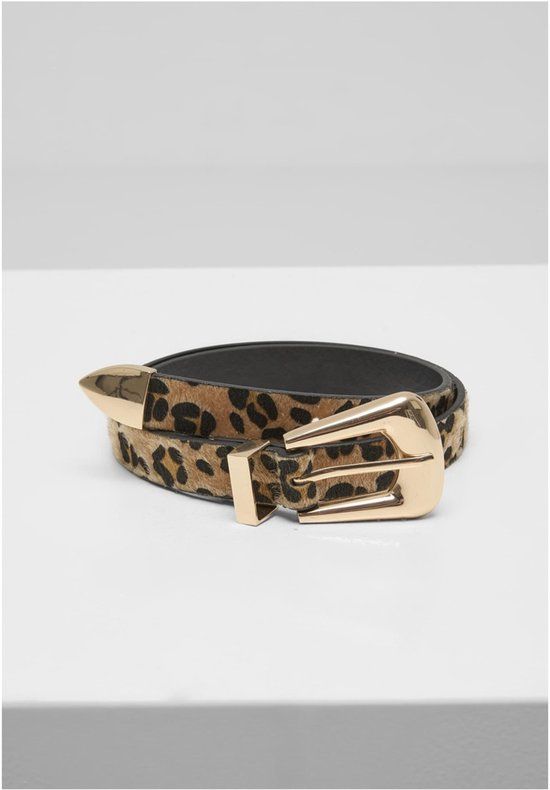 Urban Classics Small Leo Belt Dames Riem - luipaard - S-M