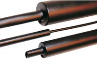 HellermannTyton 323-10120 Krimpkous zonder lijm Zwart 12 mm 3 mm Krimpverhouding:4:1 1 m