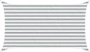 vidaXL Zonneschaduw Lichtgrijs en wit 2 x 3,5 m 100% Polyester Oxford
