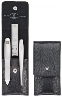 ZWILLING TWINOX Manicure & Pedicure Set - 4-delig - Zwart