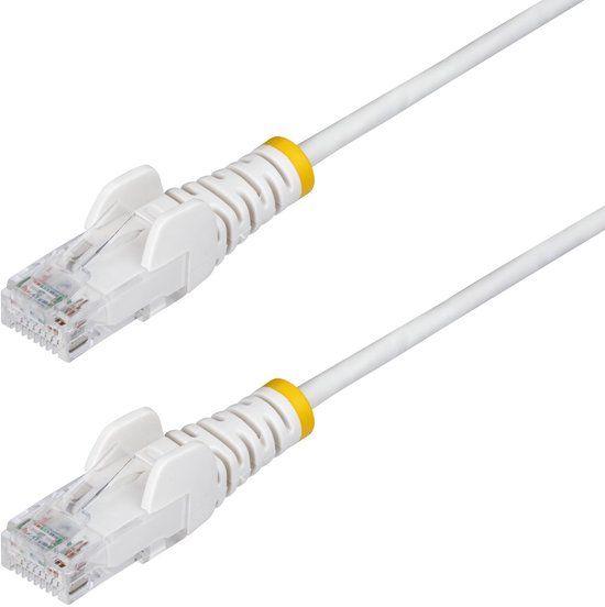 StarTech.com 2,5m Dunne CAT6 Ethernet Kabel, Wit