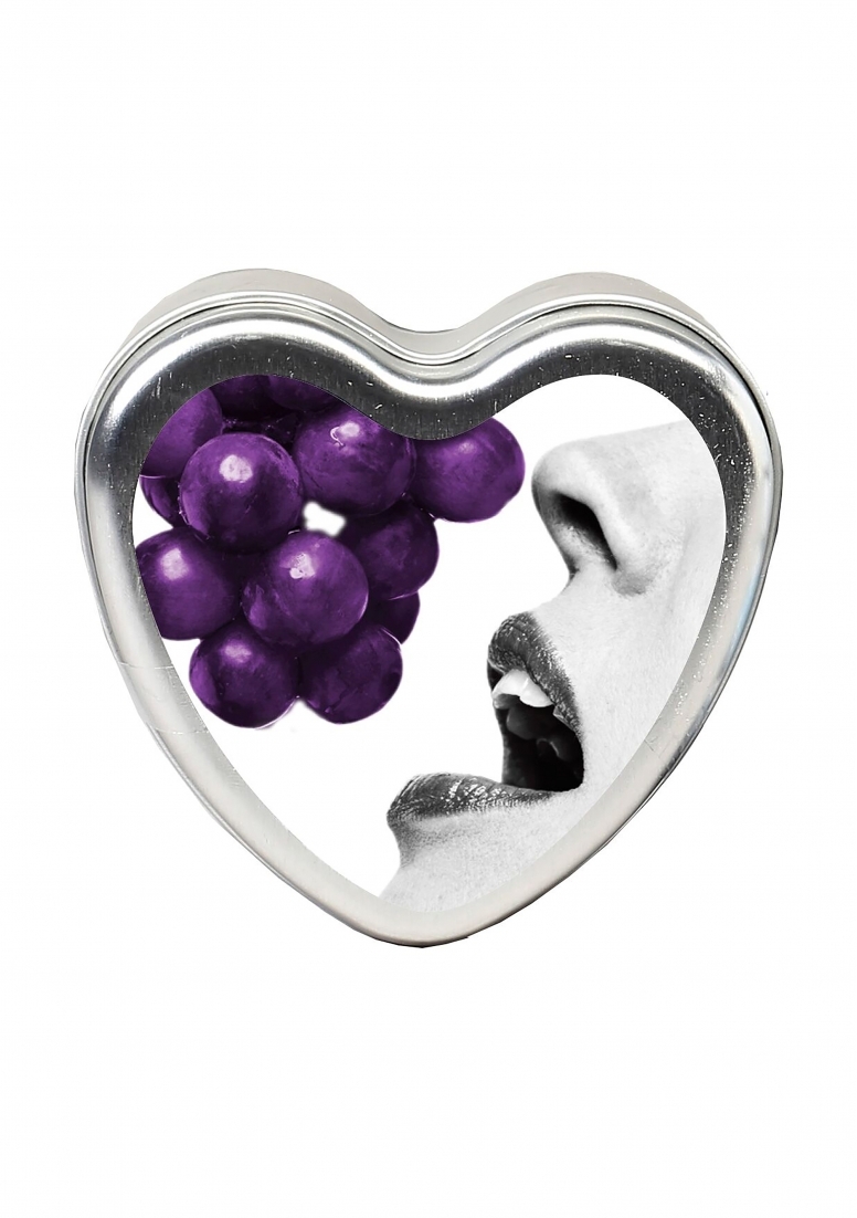 Earthly body Grape Edible Massage Candle