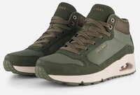Skechers Uno - Stacre Shine Dames Hoge Sneakers - Groen - Maat 40 - Herfst/Winter 2025