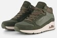 Skechers Uno - Stacre Shine Dames Hoge Sneakers - Groen - Maat 40 - Herfst/Winter 2025