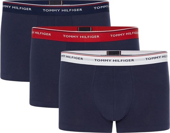 Tommy Hilfiger - 3-pack Premium Essentials Trunk Boxershorts Blauw - 904 - L