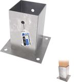 Gezu Impex Paalhouder Opschroefbaar Thermisch verzinkt Set van 4 101 x 150 mm