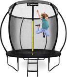 HyperMotion Kindertuintrampoline 3+ met ladder en binnennet, 244 cm