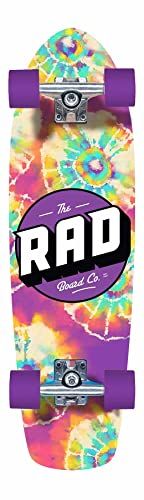 Rad Unisex - Retro Checker Cruiser Board Compleet - Neochrome - 28"