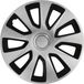 Wieldoppen Car Plus Wieldoppen Washington 15 Inch Abs Zilver/zwart Set Van 4
