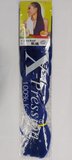 X-Pression Azul Blue Hair Extensions - 150cm - Blue - 1 pc
