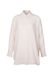 Seidensticker Lange damesblouse - oversized fit - effen kleuren - lange mouwen - hemdblousekraag - lange blouse, wit, 44