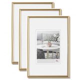 Walther Design Galeria Kg520H3 Fotolijsten, Goud, 15 X 20 Cm, Kunststof Frame, Verpakking Van 3