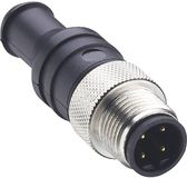 Belden 11024-1 Sensor/actuator dataconnector M12 Aantal polen (sensoren): 4 Stekker, recht 1 stuk(s)