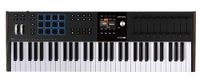 Arturia KeyLab 61 MK3 Black MIDI Controller-keyboard voor muziekproductie, met alles-in-één softwarepakket- 61 toetsen, 9 encoders, 9 faders, 1 modulatiewiel, 1 pitch bend-wiel, 12 pads- zwart