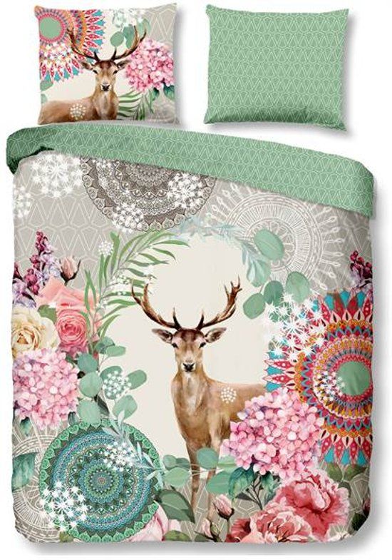 Hip Erlenda Flanel Dekbedovertrek Lits-jumeaux 240x200/220 cm + 2 kussenslopen 60x70 cm Multi kleur