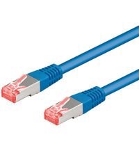 Goobay CAT6a Netwerkkabel - 1.5m - Blauw - 95599