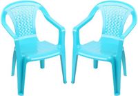 Sunnydays Chaise enfant - 2x - bleu - plastique