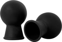NMC Siliconen tepel Suckers, Zwart