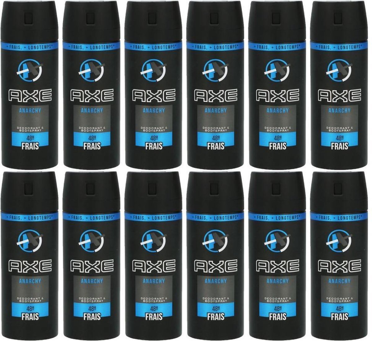 AXE Deodorant / Bodyspray Men Anarchy - JUMBOPAK - 12 x 150 ml